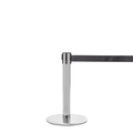 Queue Solutions QueuePro Mini 250, Polished Stainless, 16' Dark Green Belt PROMini300SS-DGN160